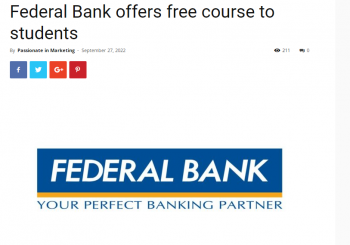 Federal Bank offers free course to students