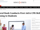 Federal Bank Conducts First Aid & CPR Skill Training to Students