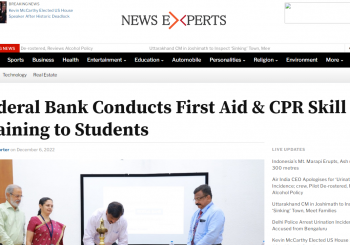 Federal Bank Conducts First Aid & CPR Skill Training to Students